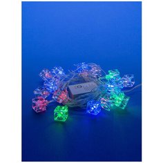 Гирлянда Uniel нить 07918 (280 см), 280 см, 20 ламп, разноцветный/бесцветный провод