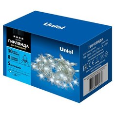 Гирлянда Uniel нить (UL-00007196) 500 см, 500 см, 50 ламп, белый/прозрачный провод