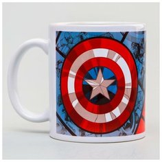 Кружка сублимацияКапитан Америка, Мстители, 350 мл. Marvel