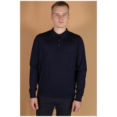 LAB pal zileri Джемпер с воротом "Поло" синий (56)