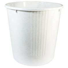 Корзина для мусора из полипропилена 13 л. италия. Цвет-белый (мраморный). Bagno & Associati