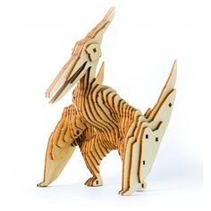 Деревянный конструктор UNIWOOD Птеродактиль с набором карандашей