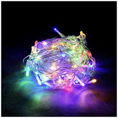 Гирлянда Vegas Бахрома световая постоянное свечение, 300 х 60 см, 72 лампы, разноцветный/прозрачный провод