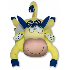 Мягкая игрушка-антистресс Штучки, к которым тянутся ручки "Корова Ангелина", желтая