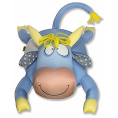 Мягкая игрушка-антистресс Штучки, к которым тянутся ручки Корова "Ангелина", сиреневая