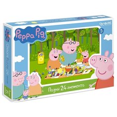Пазл Origami Peppa Pig Пикник (01571), 24 дет.