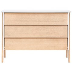 Комод Leset Сканди 3 ящика, Дуб/Молочный дуб