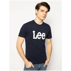 Футболка Lee Wobbly Logo Tee Синий XL L65QAIEE