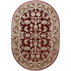 Бельгийский вискозный ковер с рельефом Venezia RV323- R98 овал (160*230 см) Ragolle