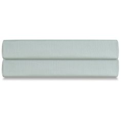 Простыня на резинке из сатина мятного цвета из коллекции wild, 200х200х30 см TK21-FS0006 Tkano