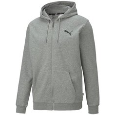 Толстовка Puma Ess Small Logo Fz Hoodie Tr Серый M 58670453