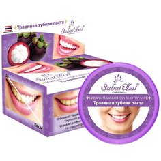 Зубная паста Sabai Thai Травяная Мангостин, 25 г