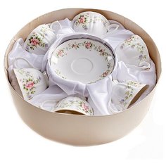 Чайный сервиз Beatrix Розмари, 6 персон, 12 предм., белый