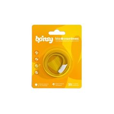 Bonsy ошейник от блох и клещей Bio для котят и кошек, 35 см, банановое чудо