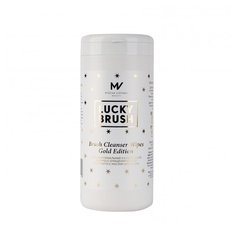 Салфетки MISCHA VIDYAEV Lucky Brush Gold Edition, 100 шт, для очищения кистей и спонжей