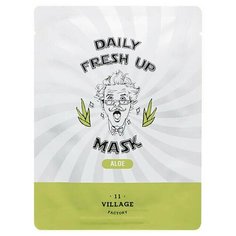 Маска для лица Village 11 Factory увлажняющая, с экстрактом алоэ - Daily Fresh UP Mask Aloe