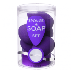 Набор бьюти спонжей Manly Pro (5 шт) плюс мыло для очистки спонжей (лимитированный выпуск) СП20 Manlypro