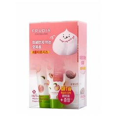 Набор пенок-моти FRUDIA очищающих - My Orchard Mochi Cleansing Foam Set + мини-пенка с персиком в подарок
