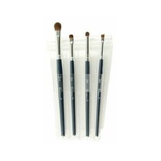 Набор из 4 кистей для макияжа Валери-Д "Джинсовая коллекция" - МД4 Valeri D