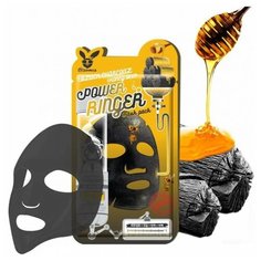 Маска для лица Elizavecca с древесным углем и медом - Black Charcoal Honey Deep Power Ringer Mask Pack