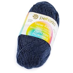 Пряжа для вязания ПЕХ "Детская Новинка" (100% акрил) 10х50г/200м цв.255 джинсовый Пехорка