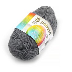Пряжа для вязания ПЕХ "Детская Новинка" (100% акрил) 10х50г/200м цв.174 стальной Пехорка