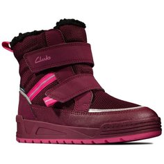 Ботинки Clarks Jumper Jump K размер 29, berry