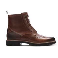 Ботинки Clarks Batcombe Lord, размер 41, dark tan leather