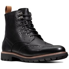 Ботинки Clarks, размер 46, Black Warm Lined leather