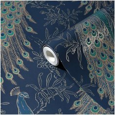 Обои бумажные Rasch UK collections 2019 215700 (0,53х10 м)
