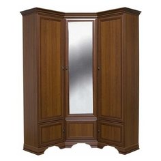 Шкаф угловой Black Red White Кентаки S320- SZFN5D каштан