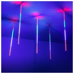 Светодиодная гирлянда ARD- ICEFALL- CLASSIC- D12-500-5PCS- CLEAR-72LED- LIVE RGB (230V, 6W) (Ardecoled, IP65)