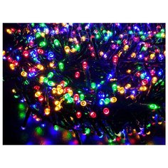 Гирлянда Winter Glade светодиодная CM370, 740 см, 370 ламп, разноцветный/зеленый провод