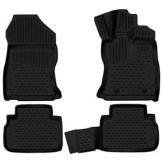 Коврики 3D в салон подходят для SUBARU Forester, 2018-> П. Р. внед (ЮАР), 4шт. Element