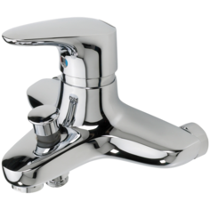 Смеситель для ванны с подключением душа Oras Vega 1840 сере6ристый