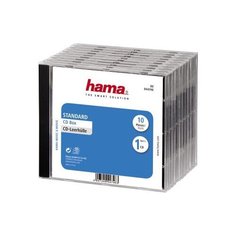 Коробка Hama на 1CD/DVD H-44746 Jewel Case (упак10шт) (прозрачный)