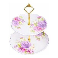 Loraine Конфетница 2х ярусная Loraine 28912