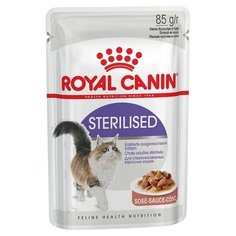 Royal Canin Sterilised Пауч 85г Влажный корм в соусе для стерилизованных кошек