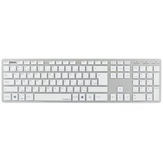 Клавиатура HAMA Rossano White-Silver USB