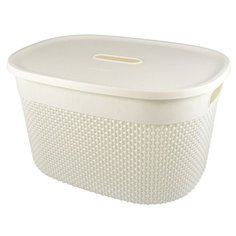 Plast Team Корзина для хранения Oslo 38.8х29.2х22.3 см молочный
