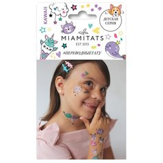 Miami tattoos Набор переводных тату Kawaii (5 листов) мультиколор