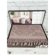 Махровая простыня для укрывания Pupilla ELIZ хлопок сиреневый 220х240