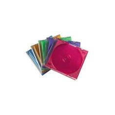 Коробка Hama на 1CD/DVD H-51166 Slim Box (упак25шт) (разноцветный)