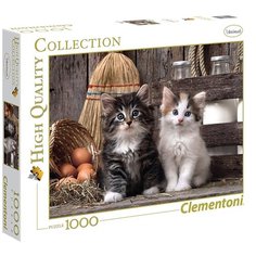Пазл Clementoni High Quality Collection Деревенские котята (39340), 1000 дет.