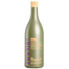 BES кондиционер для волос женский / стабилизирующая эмульсия BALANCING SEALER R3 SILKAT REPAIR 1000 мл / профессиональная Итальянская косметика