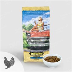 Brooksfield Cat Chicken Сухой корм для взрослых кошек 7,5кг Курица/рис