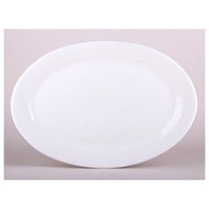 Блюдо овальное 35.5см Общепит SRHT010 Коралл