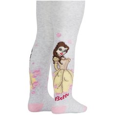 Колготки Conte-kids Disney Принцессы, размер 92-98, 485 светло-серый