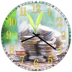 SvS Настенные часы SvS 3001905 Мелочь в банке СВС