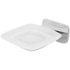 Мыльница подвесная Kraft, стекло, цвет хром Brissen